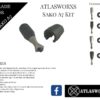 Atlasworxs Bolt Handle / Shroud Kit - Sako A7 (Silver) - Image 7