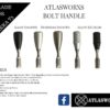 Atlasworxs - Tikka T3 / T3X Knob Bolt Handle (Silver) - Image 2